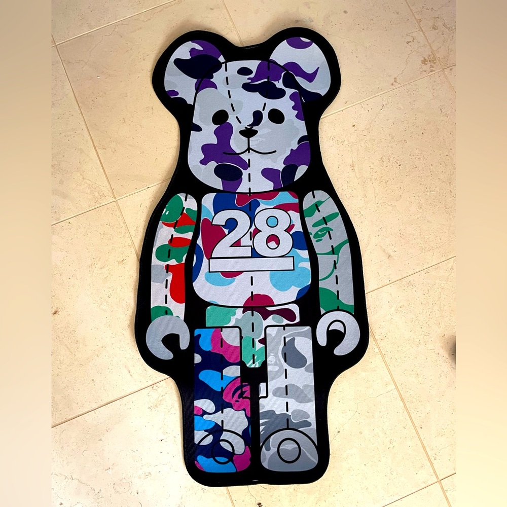 Bear brick BAPE, rug, special edition, limited